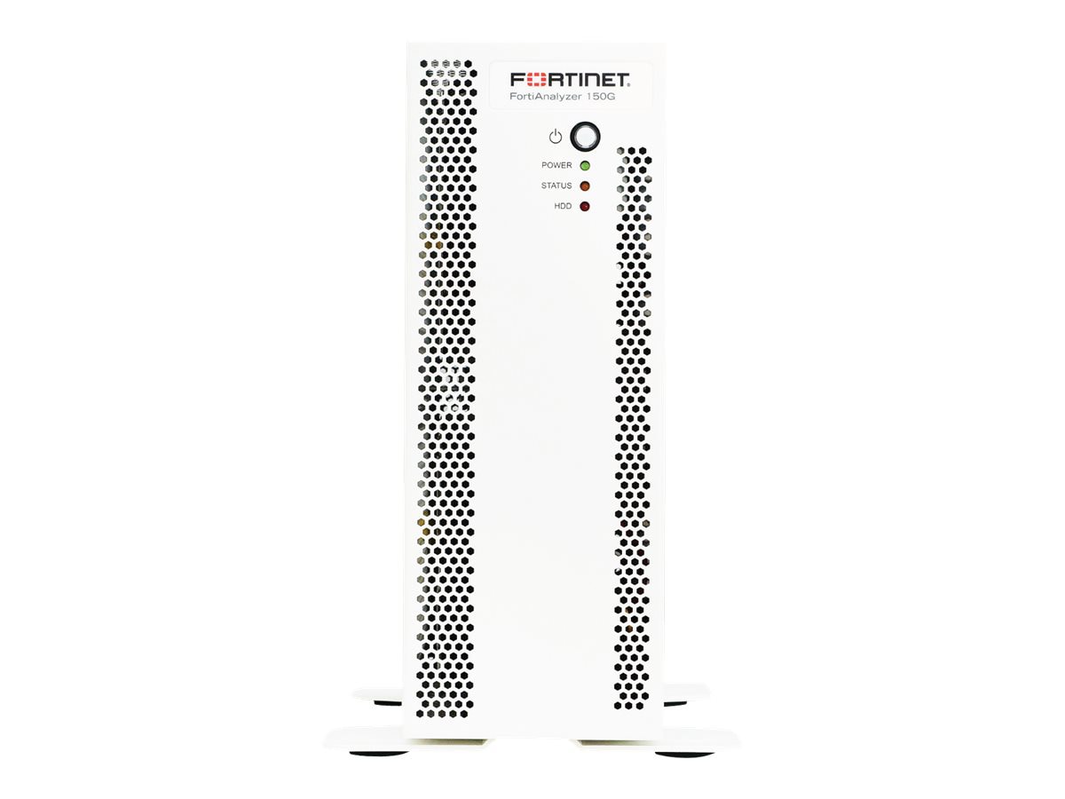 Fortinet FortiAnalyzer 150G - network monitoring device - with 1 year FortiCare 24X7 Support + 1 year FortiAnalyzer