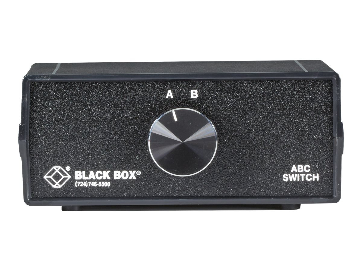 Black Box ABC Manual Switch - switch - 2 ports