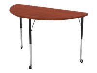 Spectrum Aspire - table - half-round - wild cherry