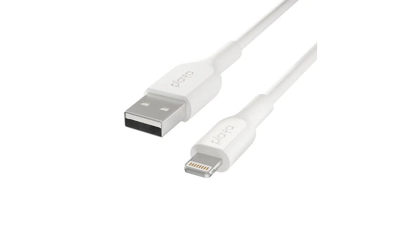 Playa by Belkin Lightning to USB-A 2.0 Cable 2M/ 6ft - White
