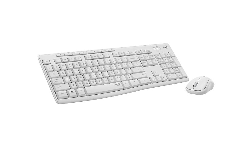 Logitech MK295 Silent - keyboard and mouse set - off white