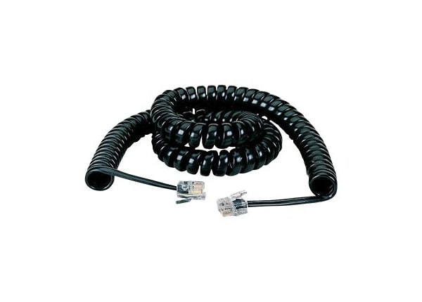 12' Black Spaded for Western Electric 354 New Telephone Handset Cord 