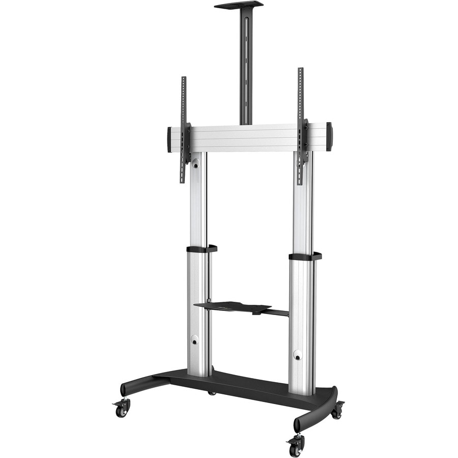 StarTech.com Mobile TV Stand - Heavy Duty Universal TV Cart for 60-100in  Display - Height Adjustable - STNDMTV100 - Monitor Stands 