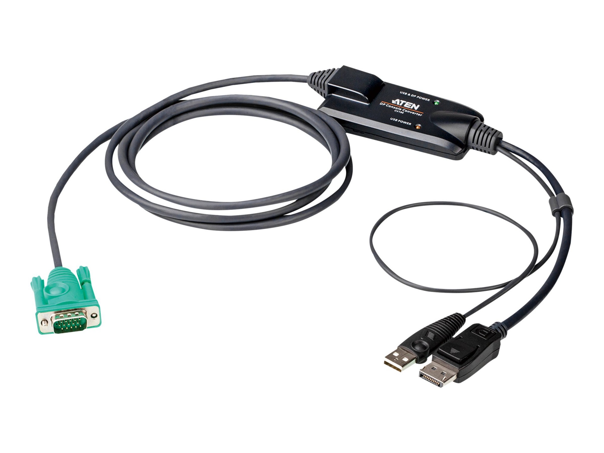 ATEN CV190 - keyboard / video / mouse (KVM) cable - 6 ft