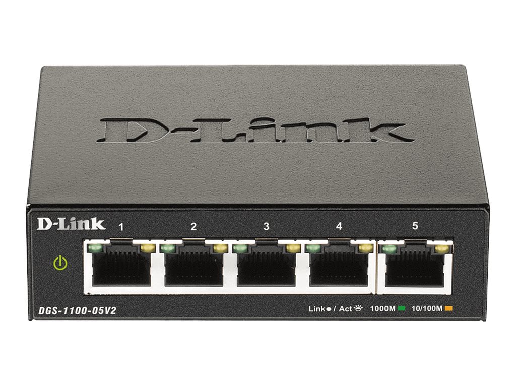 D-Link DGS 1100-05V2 - switch - 5 ports - smart