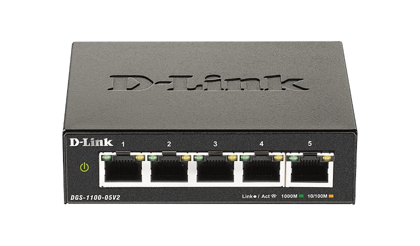 D-Link DGS 1100-05V2 - switch - 5 ports - smart