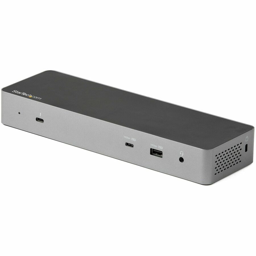 Dock Thunderbolt 3 pour PC portable - Station d'Accueil TB3 à Double Écran  - Dual 4k 60Hz Displayport - 85W Power Delivery, Hub USB 3.0 3 Ports