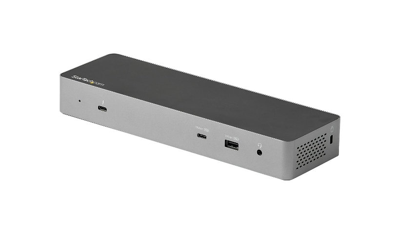 StarTech.com Thunderbolt 3 Dock w/USB-C Host Compatibility - Dual 4K 60Hz DP 1.4 or HDMI TB3/USB-C Docking Station - 1x