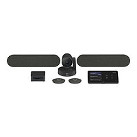 Logitech Large Microsoft Teams Rooms with Tap + Rally Plus + Intel NUC - video conferencing kit - with Intel NUC Pro Kit