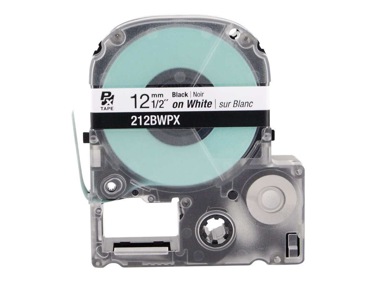 Epson LabelWorks - film tape - glossy - 1 cassette(s) - Roll (1.2 cm x 9.14 m)