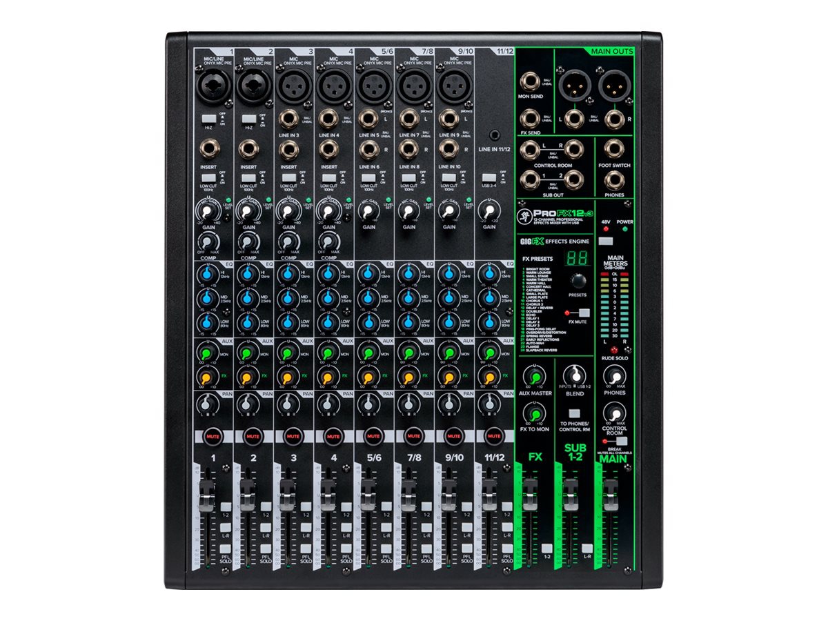 Mackie ProFX12v3 12-channel Mixer - Thumbnail 4