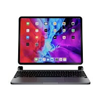 Brydge 12.9 PRO+ - keyboard - with trackpad - QWERTY - space gray