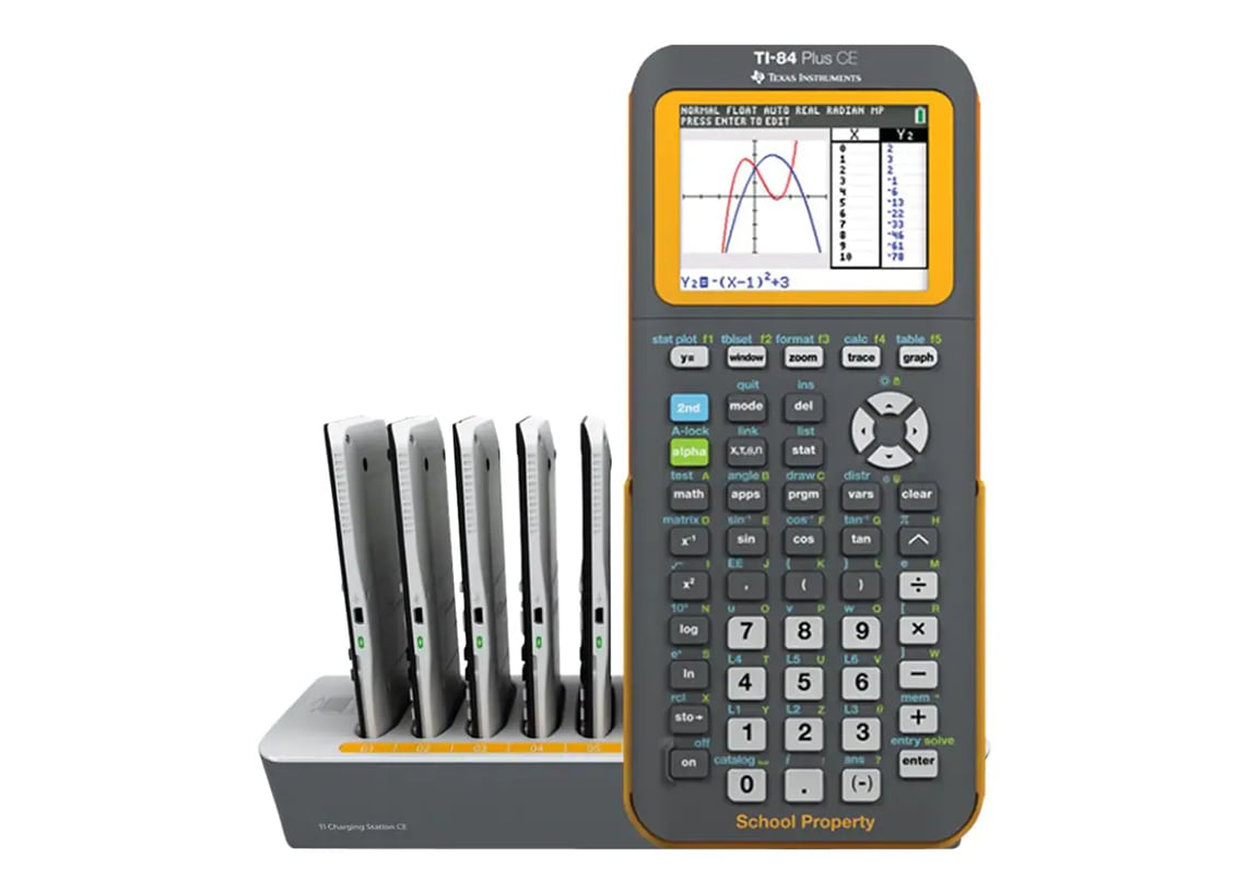 yellow graphing calculator