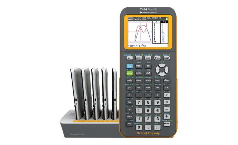 yellow graphing calculator