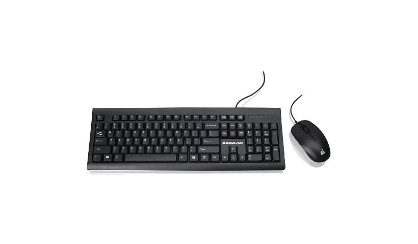 IOGEAR GKM513B - keyboard and mouse set - US