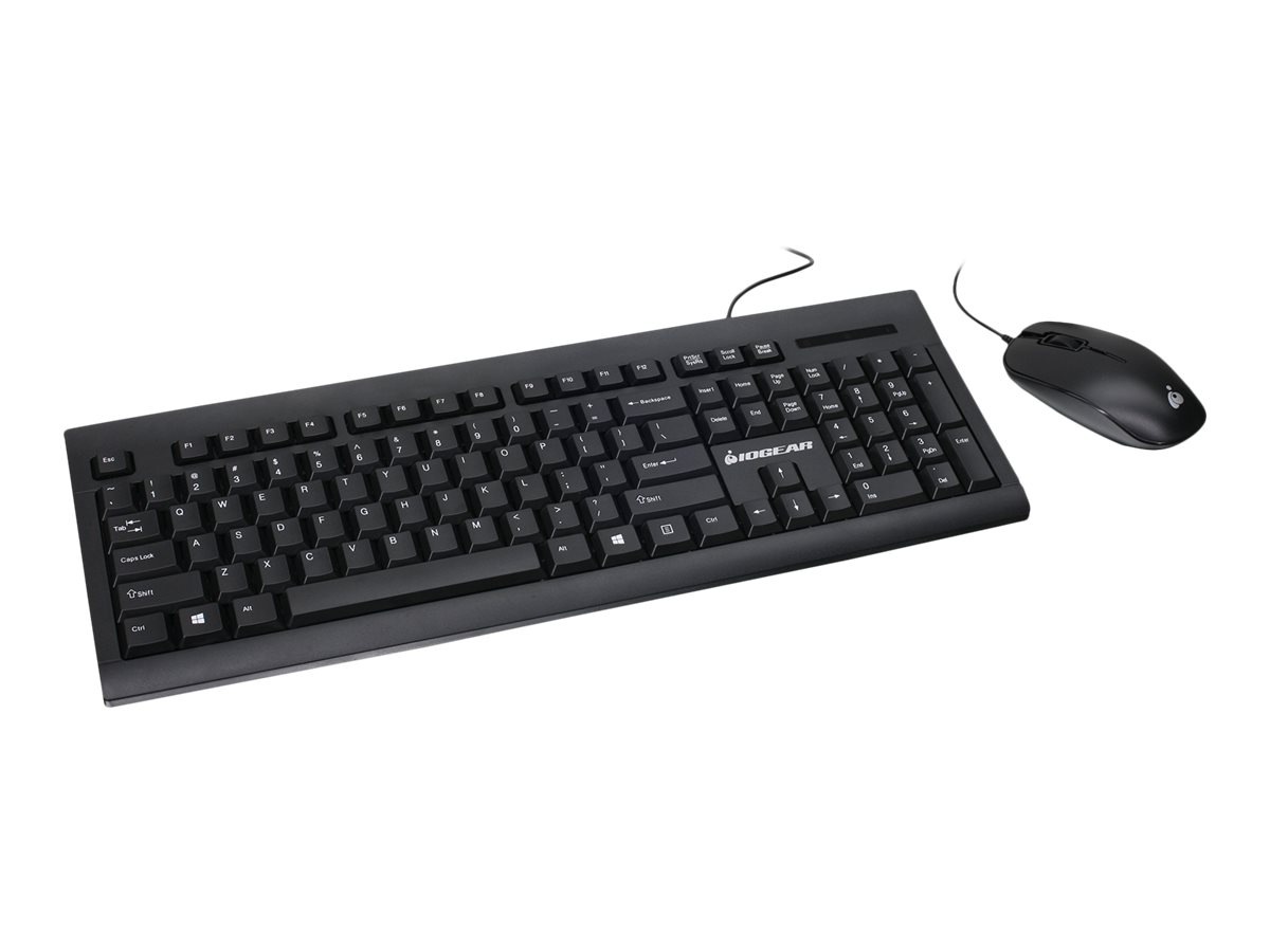 Thumbnail 3 of 6 for IOGEAR Spill-Resistant Keyboard/Mouse C
