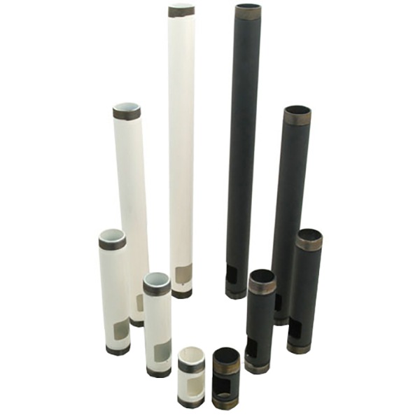 Premier Mounts - mounting component - for LCD display - with cable routing holes - white