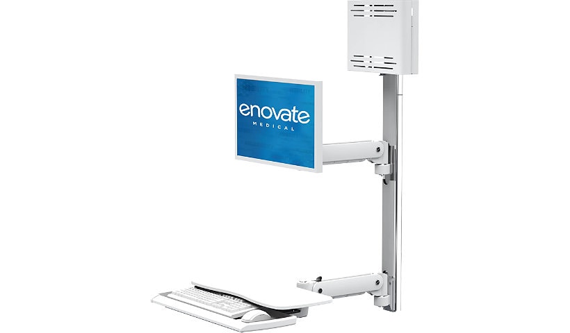 Enovate Medical e997 Dual Arm with CPU Holder and eDesk