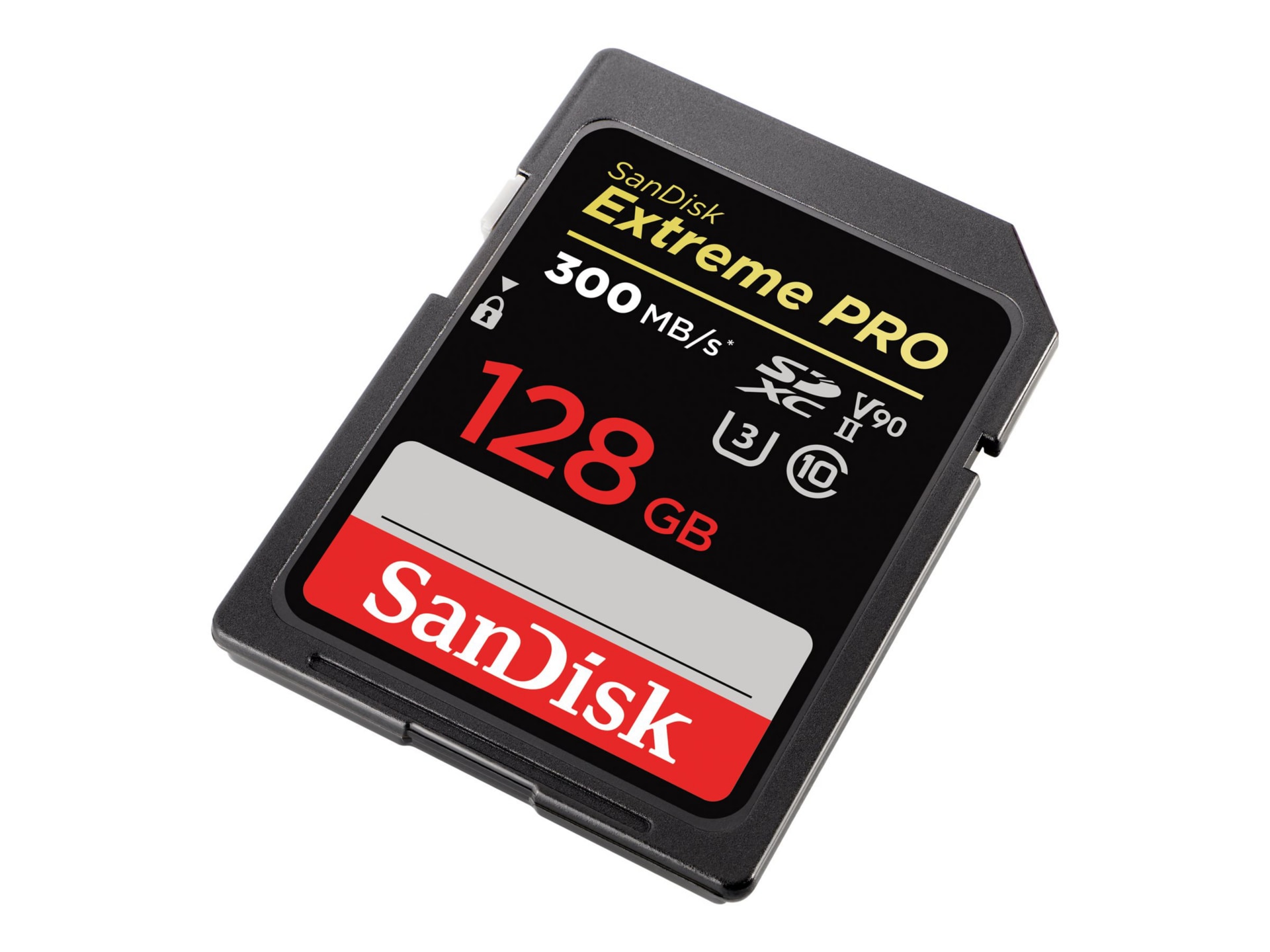 SanDisk Extreme Pro - flash memory card - 128 GB - SDXC UHS-II - SDSDXDK- 128G-ANCIN - Memory Cards 