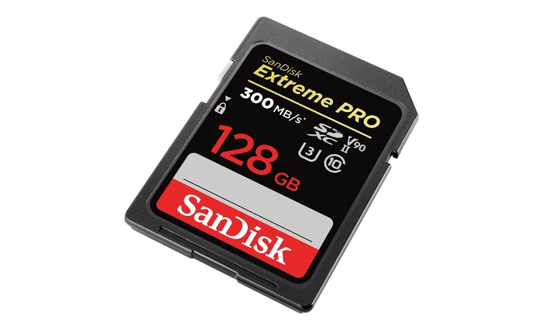 SanDisk Extreme Pro - flash memory card - 128 GB - SDXC UHS-II