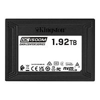 Kingston Data Center DC1500M - SSD - 1.92 TB - U.2 PCIe 3.0 x4 (NVMe)
