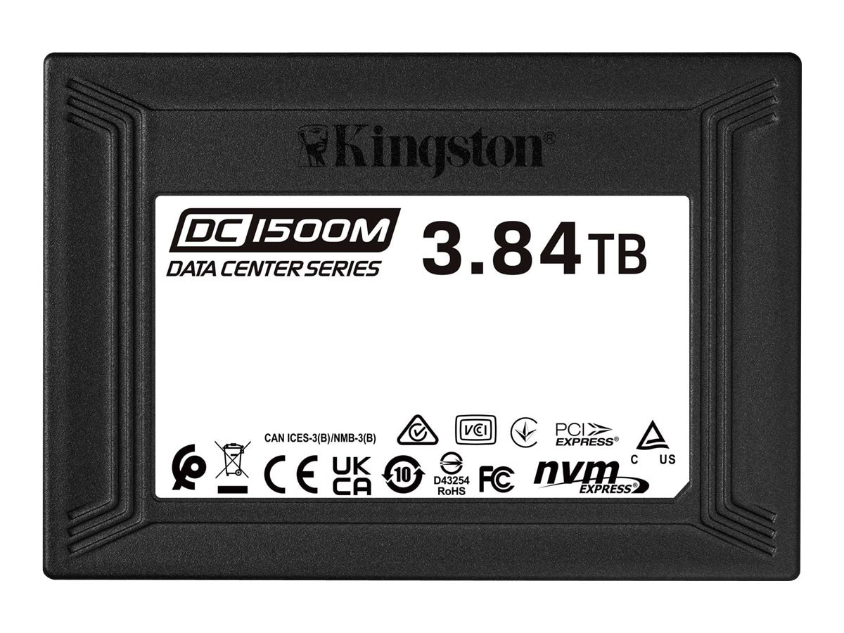 Kingston Data Center DC1500M - SSD - 7.68 TB - U.2 PCIe 3.0 x4 (NVMe)