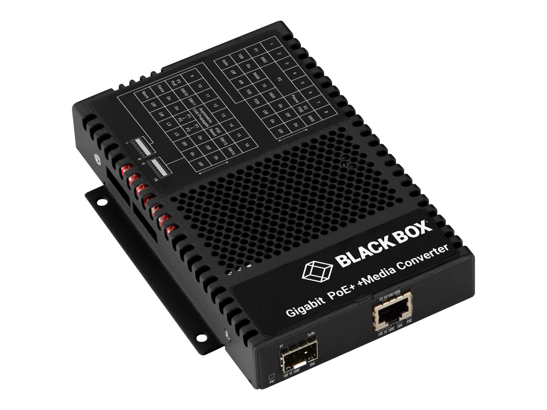 Black Box - media converter - 10Mb LAN, 100Mb LAN, GigE