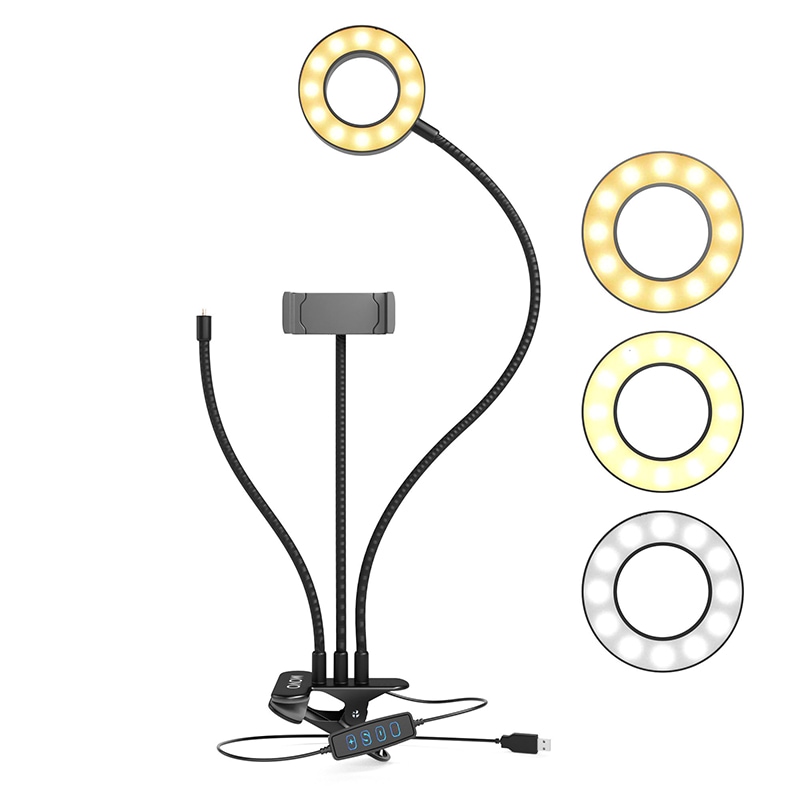 Movo VGC-3 Selfie Ring Light Kit