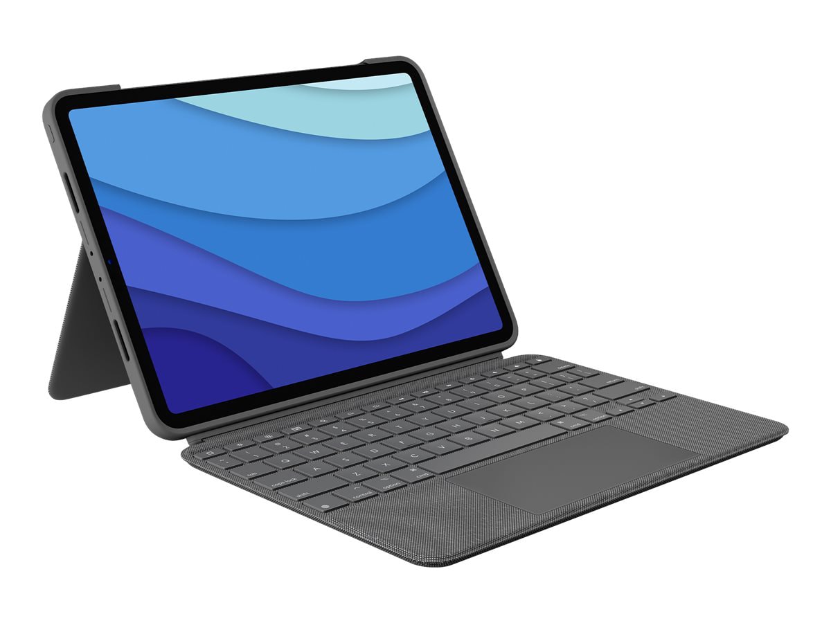 Combo Touch de Logitech pour iPad Pro d’Apple, 11 po (1re, 2e, 3e et 4e générations) – clavier