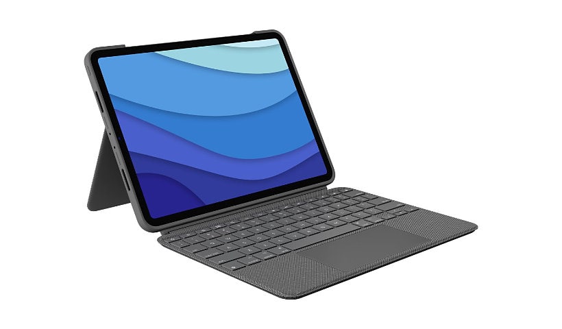 Combo Touch de Logitech pour iPad Pro 11 po (1re, 2e, 3e et 4e générations) – clavier et étui – avec pavé tactile – oxford