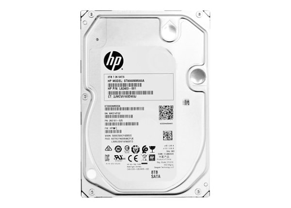 HP 8 TB Hard Drive - 3.5" Internal - SATA