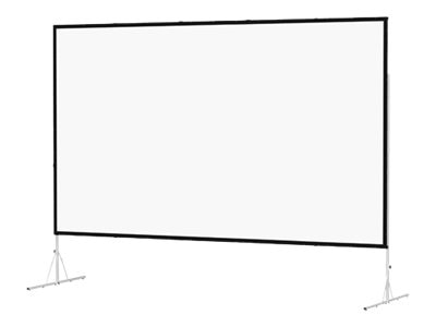 Da-Lite Fast-Fold Deluxe Screen System Wide Format - projection screen with heavy duty legs - 123" (122.8 in)