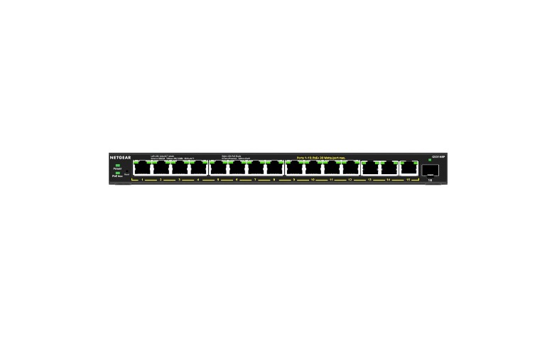 NETGEAR GS316ep 16ポートスイッチ Netgear GS316EP Ethernet Switch - GS316EP-100NAS - Ethernet