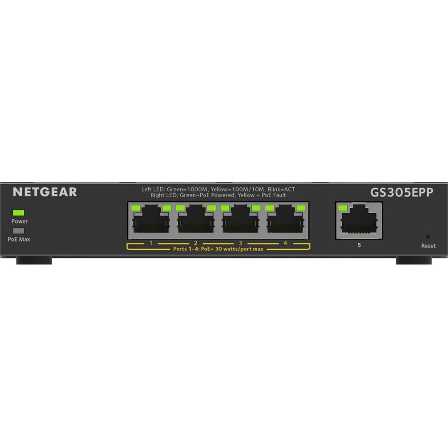 GS305EPP 5-Port Smart Managed Switch PoE+