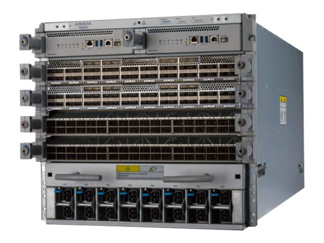 Arista 7800R3 Series 7804R - switch - managed - rack-mountable - with 2 x Supervisor modules, 6 x Fabric modules