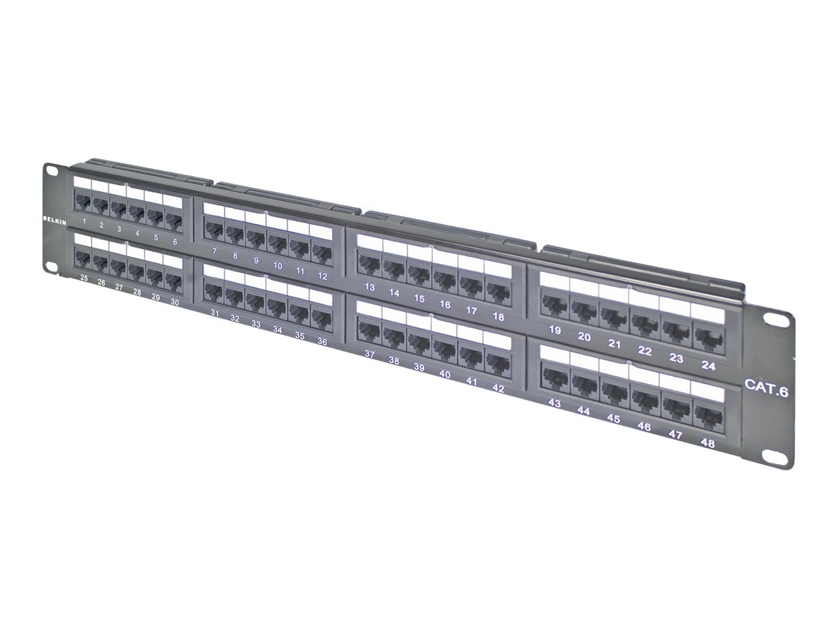 Belkin 48-Port CAT 6 Modular Patch Panel