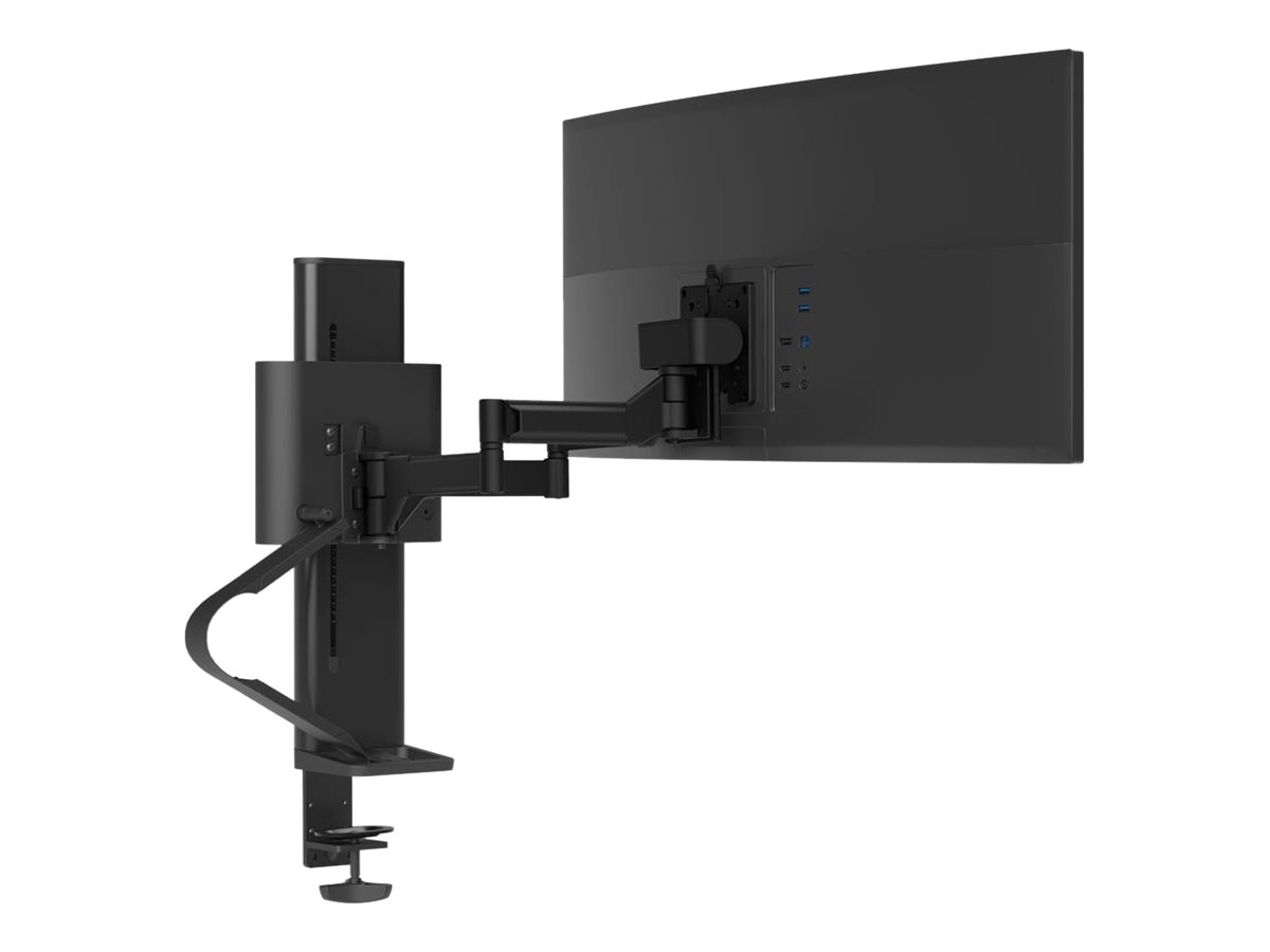 Ergotron TRACE mounting kit - Patented Constant Force Technology - for LCD display - matte black