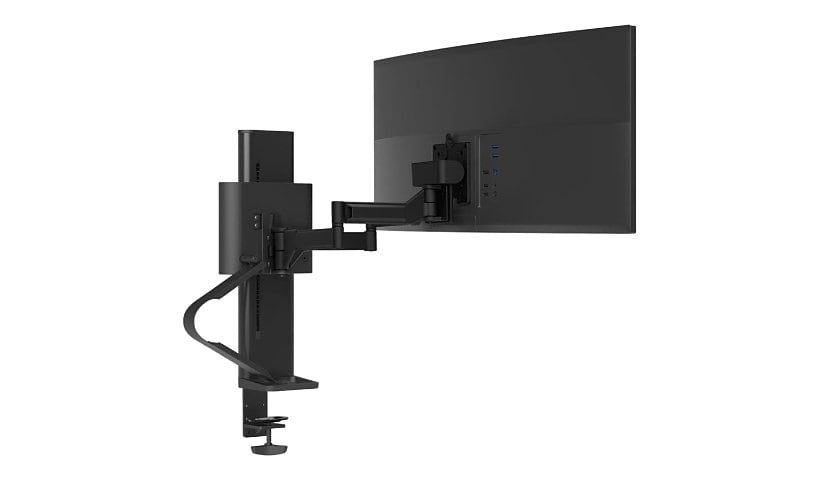 Ergotron TRACE mounting kit - Patented Constant Force Technology - for LCD display - matte black