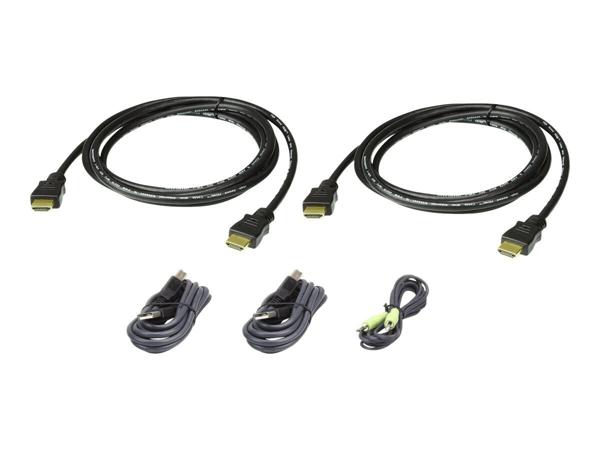 ATEN - keyboard / video / mouse (KVM) cable kit - TAA Compliant