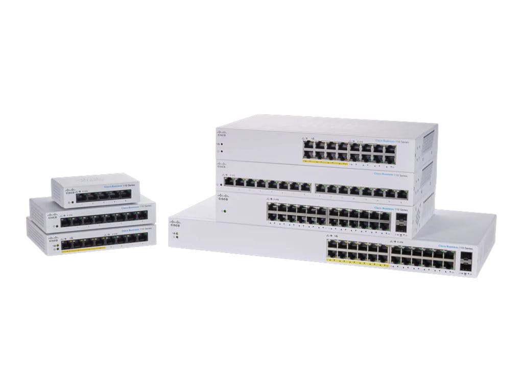 Cisco Business 110 Series Unmanaged 8-Port Gigabit Ethernet Switch