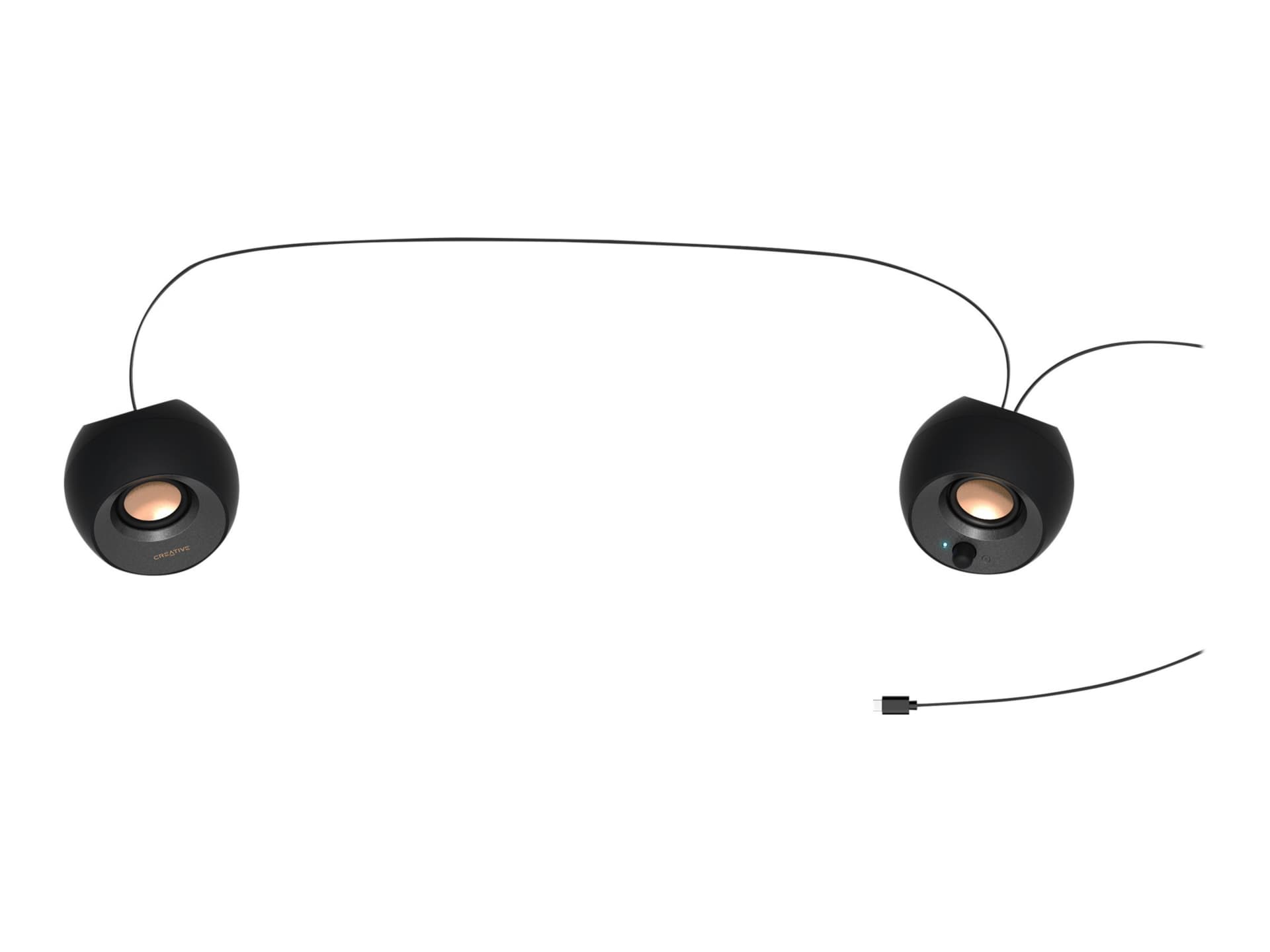Thumbnail 4 of 9 for Creative Pebble V3 2 - 0 Bluetooth Speaker System - 8 W RMS - Black