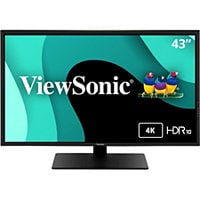 ViewSonic VX4381-4K - 4K UHD Monitor Widescreen with HDR10 Support, Eye Care, HDMI, USB, DisplayPort - 450 cd/m² - 43"