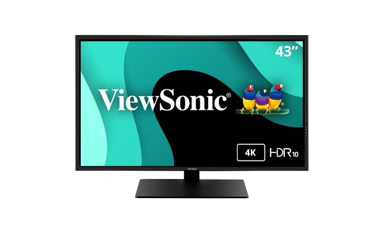 ViewSonic VX4381-4K - 4K UHD Monitor Widescreen with HDR10, Eye