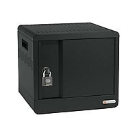 Bretford Cube Micro Station Pre-Wired TVS10USBC - cabinet unit - for 10 notebooks/tablets - charcoal