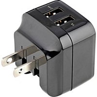 StarTech.com 2 Port USB Wall Charger - 17W Portable Charger, 2.4A & 1A port