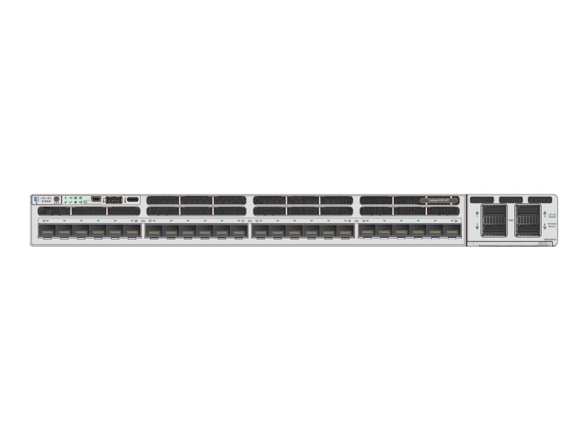 Cisco Catalyst 9300X - Network Essentials - switch - 24 ports - managed - rack-mountable