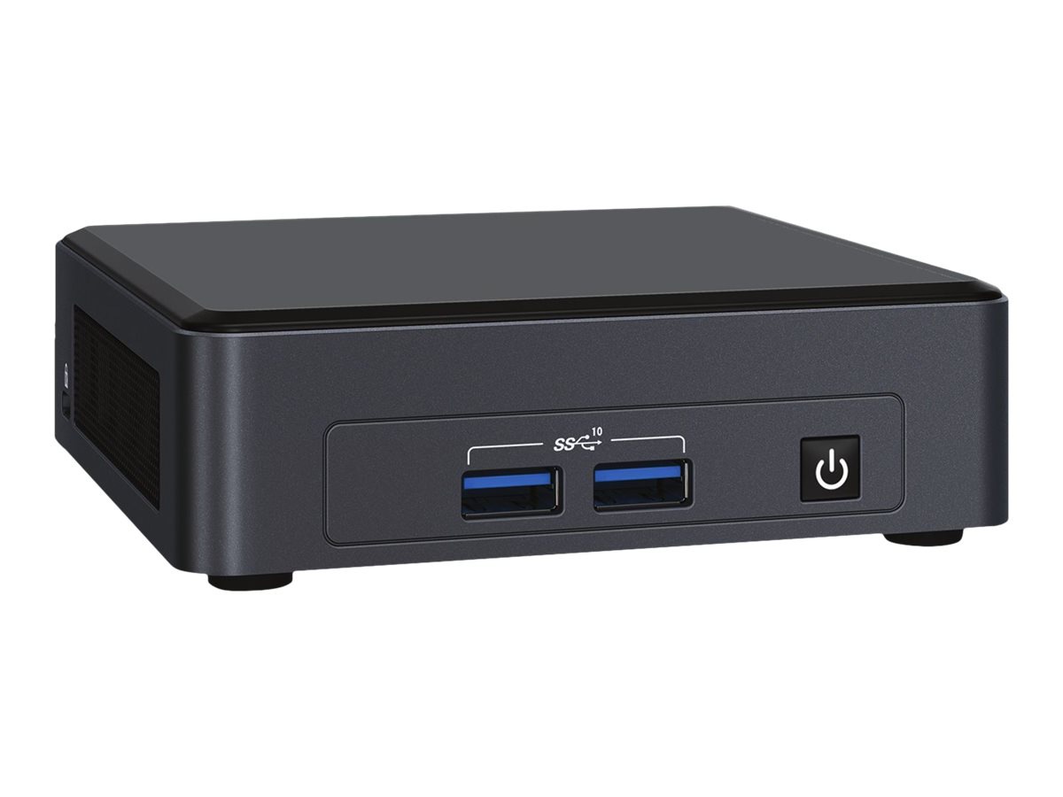 Intel Next Unit of Computing Kit 11 Pro - NUC11TNKi5 - mini PC - Core i5 1135G7 2.4 GHz - 0 GB - no HDD