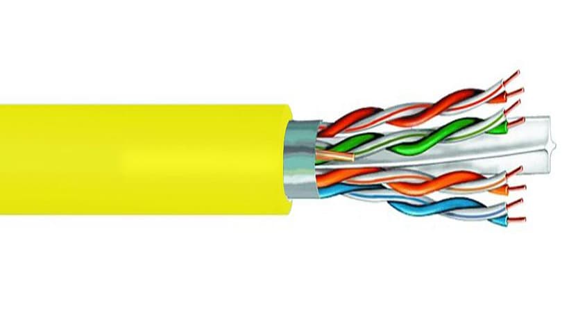 CommScope 1000' CAT6 Plenum UTP Cable - Yellow