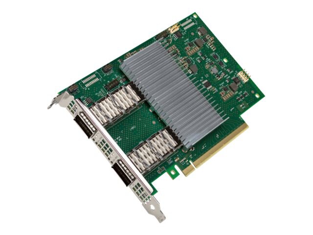 Intel E810-2CQDA2 - network adapter - PCIe 4.0 x16 - QSFP28 x 2