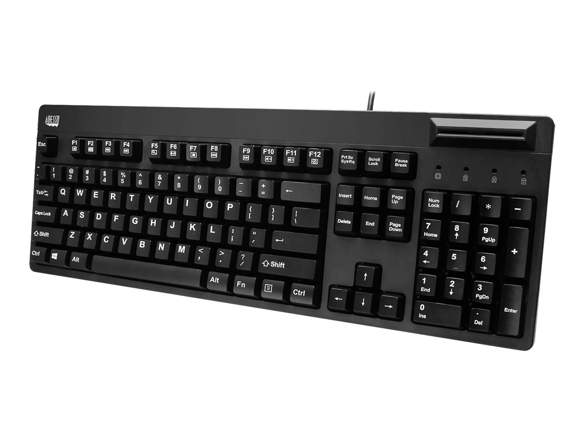 Adesso EasyTouch 630SB - keyboard - US - TAA Compliant